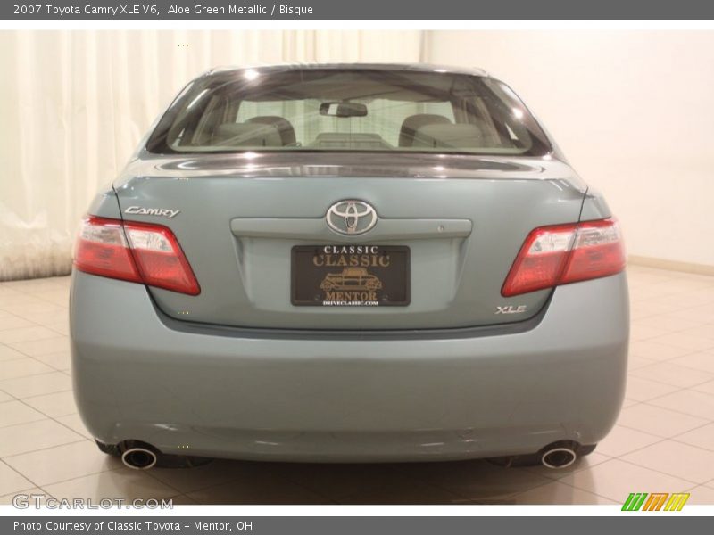 Aloe Green Metallic / Bisque 2007 Toyota Camry XLE V6
