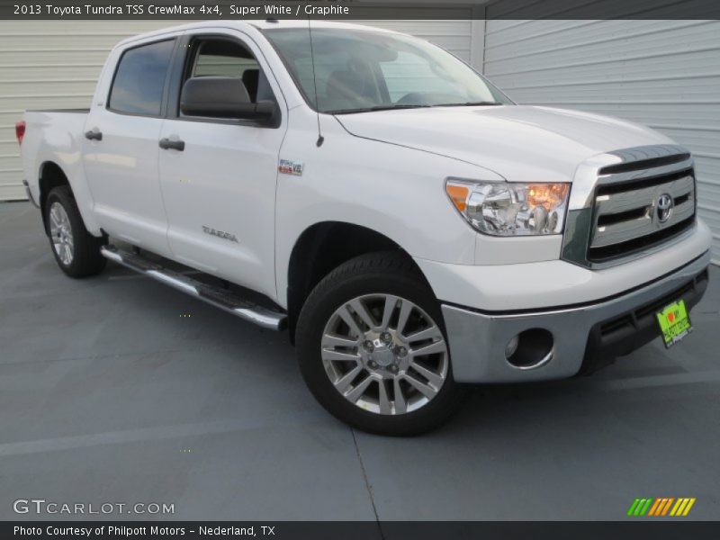 Super White / Graphite 2013 Toyota Tundra TSS CrewMax 4x4