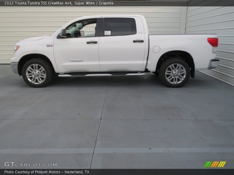 Super White / Graphite 2013 Toyota Tundra TSS CrewMax 4x4