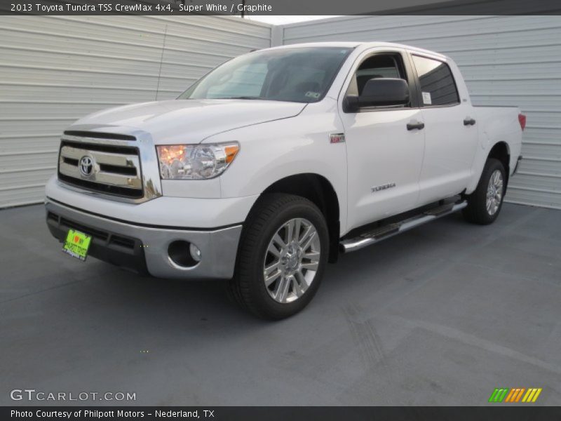 Super White / Graphite 2013 Toyota Tundra TSS CrewMax 4x4