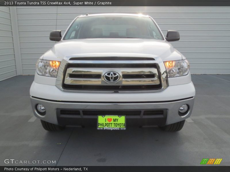 Super White / Graphite 2013 Toyota Tundra TSS CrewMax 4x4
