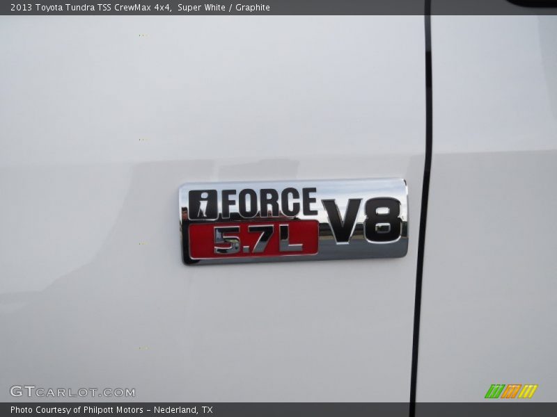 Super White / Graphite 2013 Toyota Tundra TSS CrewMax 4x4