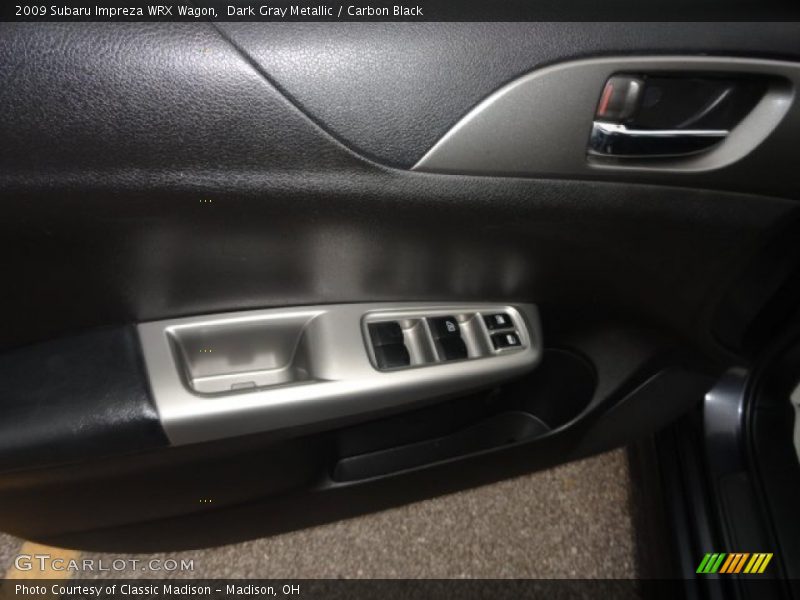 Dark Gray Metallic / Carbon Black 2009 Subaru Impreza WRX Wagon