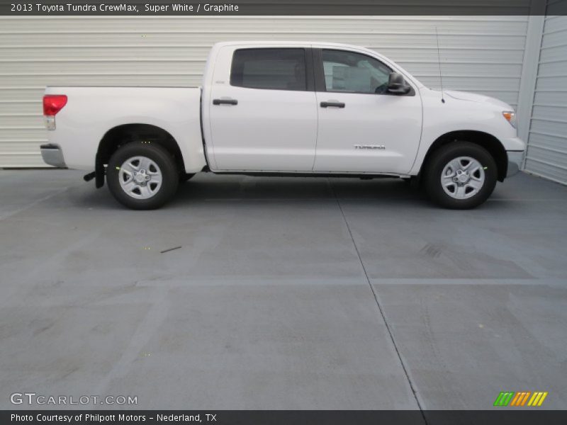 Super White / Graphite 2013 Toyota Tundra CrewMax