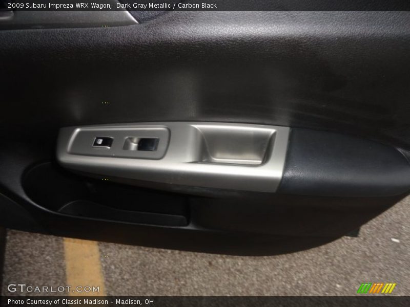 Dark Gray Metallic / Carbon Black 2009 Subaru Impreza WRX Wagon