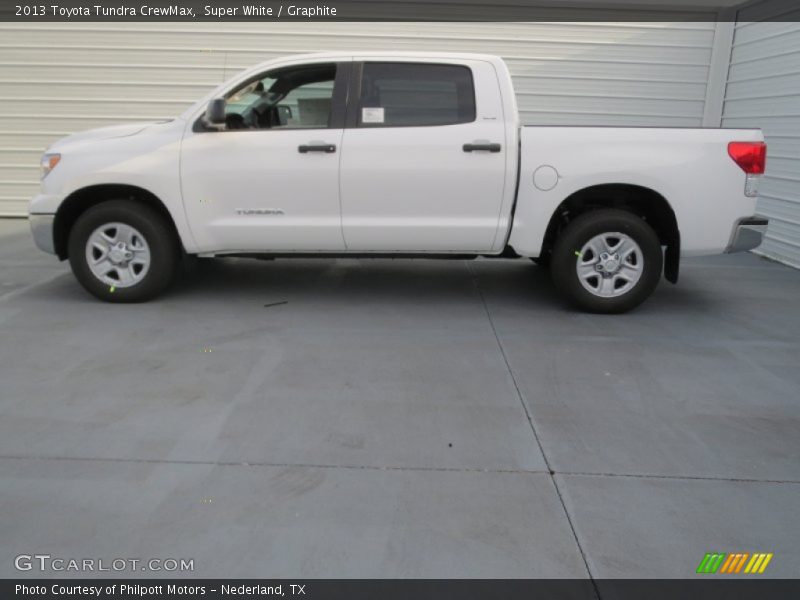 Super White / Graphite 2013 Toyota Tundra CrewMax
