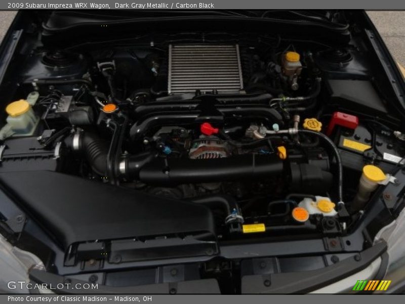 Dark Gray Metallic / Carbon Black 2009 Subaru Impreza WRX Wagon