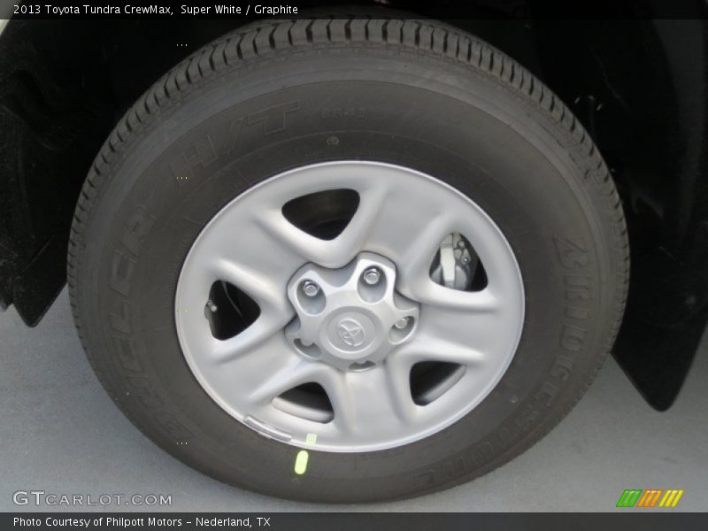 Super White / Graphite 2013 Toyota Tundra CrewMax