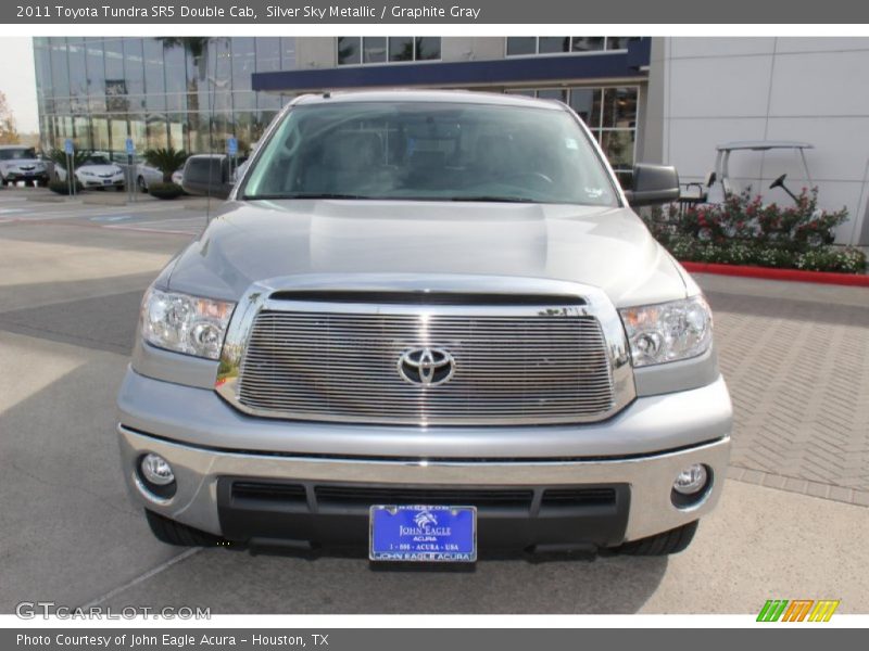 Silver Sky Metallic / Graphite Gray 2011 Toyota Tundra SR5 Double Cab