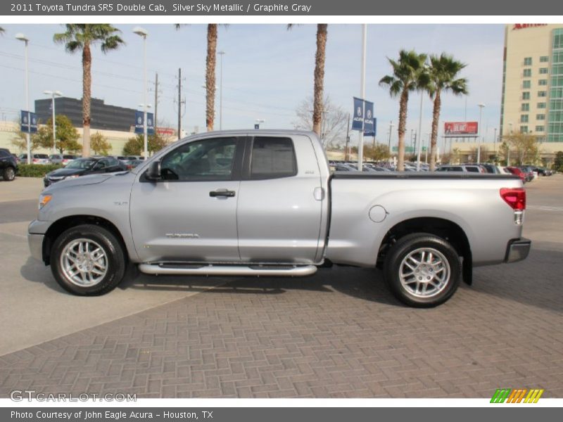 Silver Sky Metallic / Graphite Gray 2011 Toyota Tundra SR5 Double Cab