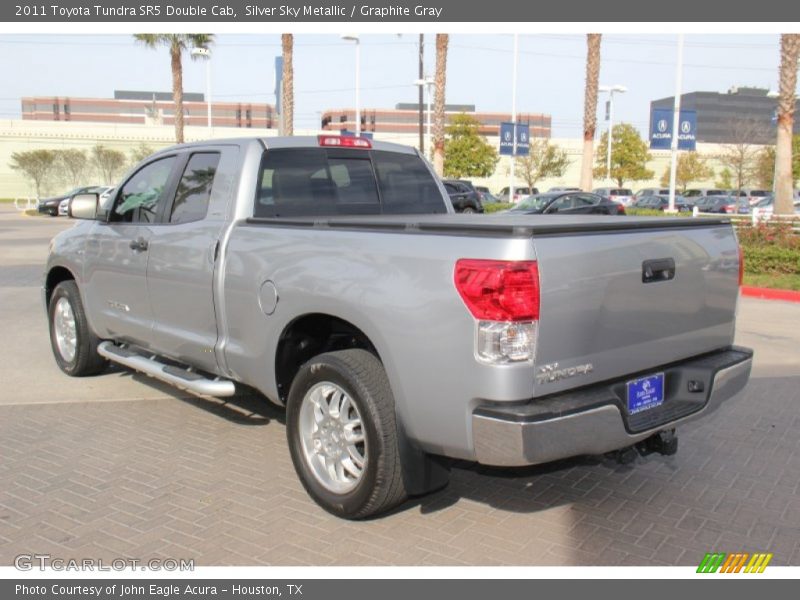 Silver Sky Metallic / Graphite Gray 2011 Toyota Tundra SR5 Double Cab