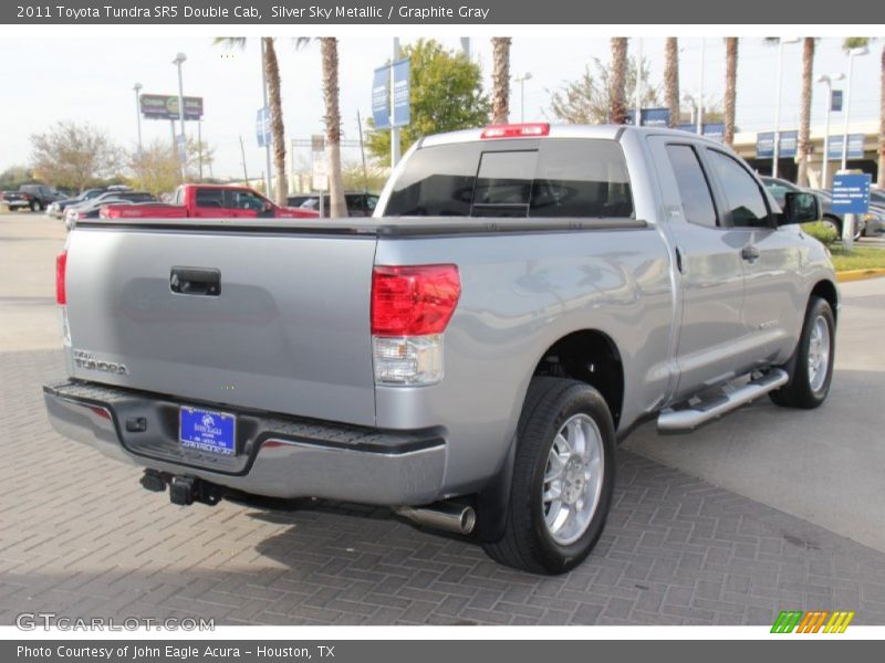 Silver Sky Metallic / Graphite Gray 2011 Toyota Tundra SR5 Double Cab