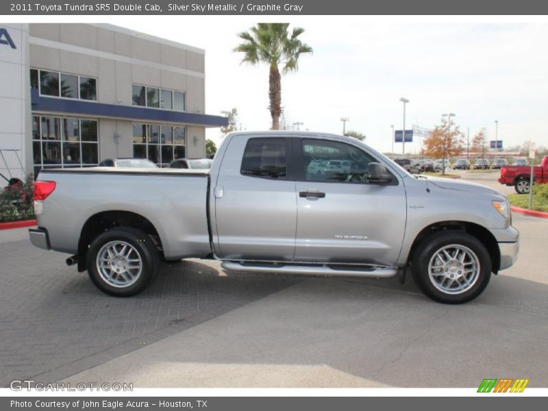 Silver Sky Metallic / Graphite Gray 2011 Toyota Tundra SR5 Double Cab