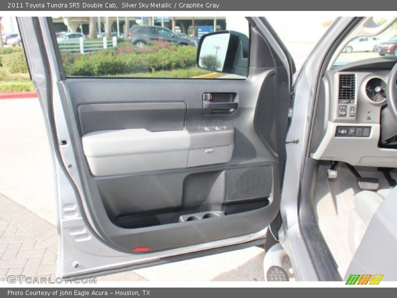 Silver Sky Metallic / Graphite Gray 2011 Toyota Tundra SR5 Double Cab