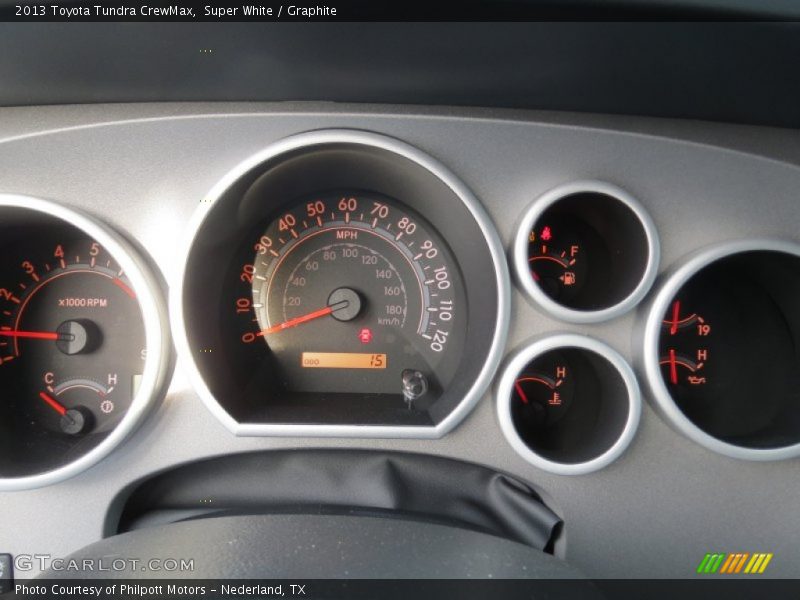 Super White / Graphite 2013 Toyota Tundra CrewMax