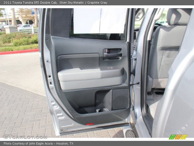 Silver Sky Metallic / Graphite Gray 2011 Toyota Tundra SR5 Double Cab