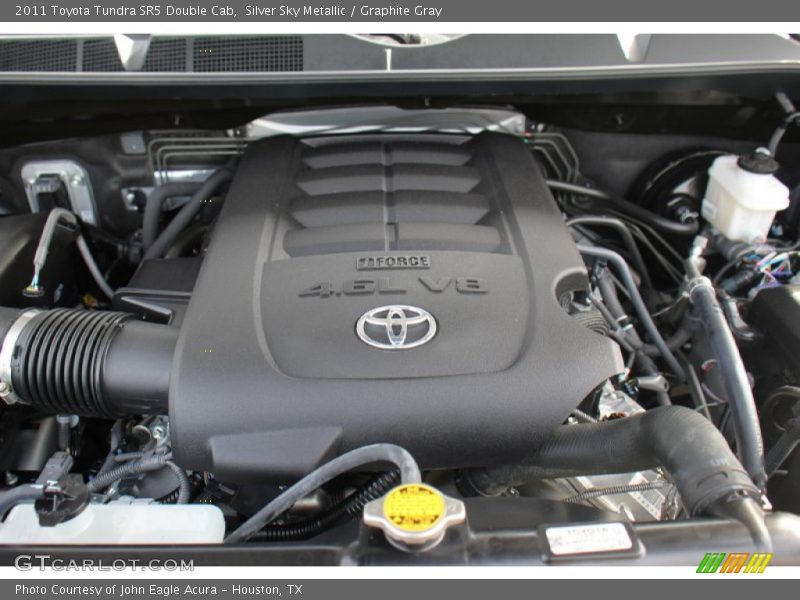 Silver Sky Metallic / Graphite Gray 2011 Toyota Tundra SR5 Double Cab