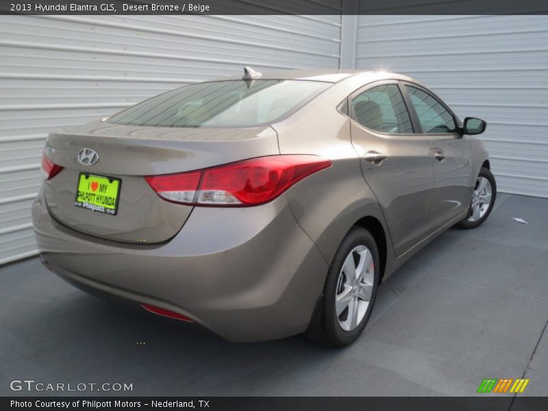 Desert Bronze / Beige 2013 Hyundai Elantra GLS