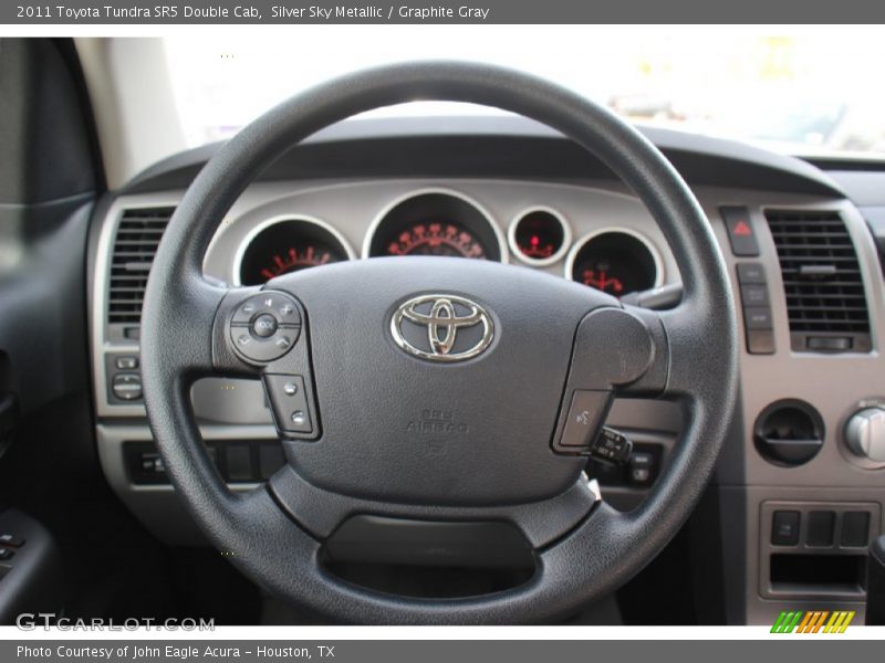 Silver Sky Metallic / Graphite Gray 2011 Toyota Tundra SR5 Double Cab