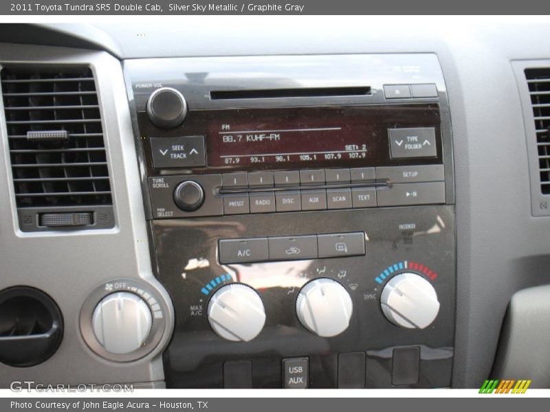 Silver Sky Metallic / Graphite Gray 2011 Toyota Tundra SR5 Double Cab