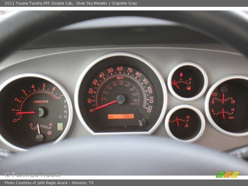 Silver Sky Metallic / Graphite Gray 2011 Toyota Tundra SR5 Double Cab