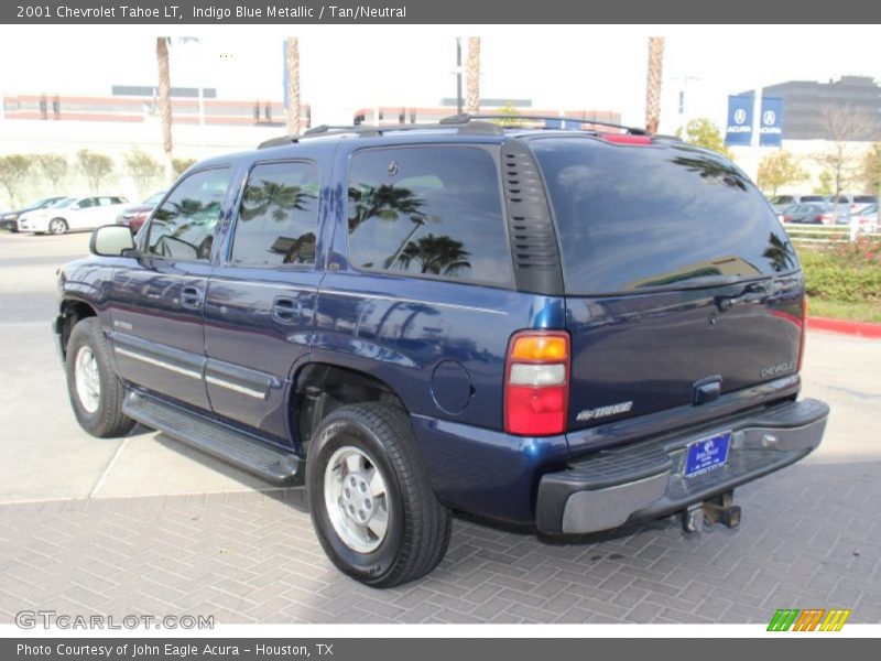 Indigo Blue Metallic / Tan/Neutral 2001 Chevrolet Tahoe LT