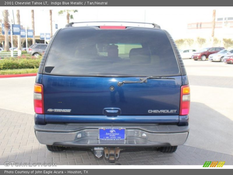 Indigo Blue Metallic / Tan/Neutral 2001 Chevrolet Tahoe LT