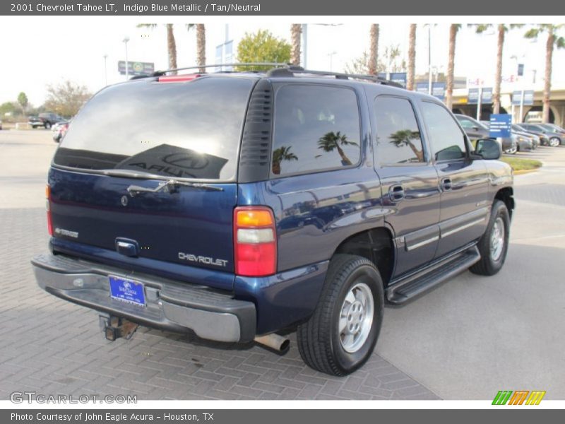 Indigo Blue Metallic / Tan/Neutral 2001 Chevrolet Tahoe LT