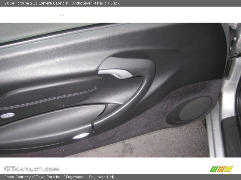 Arctic Silver Metallic / Black 2004 Porsche 911 Carrera Cabriolet
