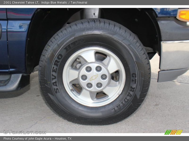 Indigo Blue Metallic / Tan/Neutral 2001 Chevrolet Tahoe LT