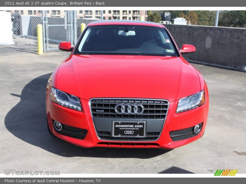 Brilliant Red / Black 2011 Audi A5 2.0T quattro Coupe