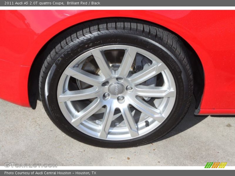 Brilliant Red / Black 2011 Audi A5 2.0T quattro Coupe
