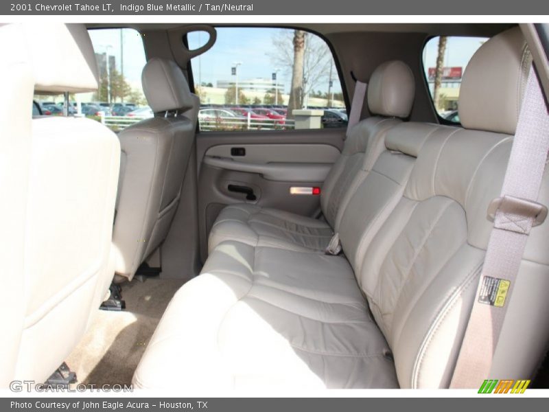 Indigo Blue Metallic / Tan/Neutral 2001 Chevrolet Tahoe LT