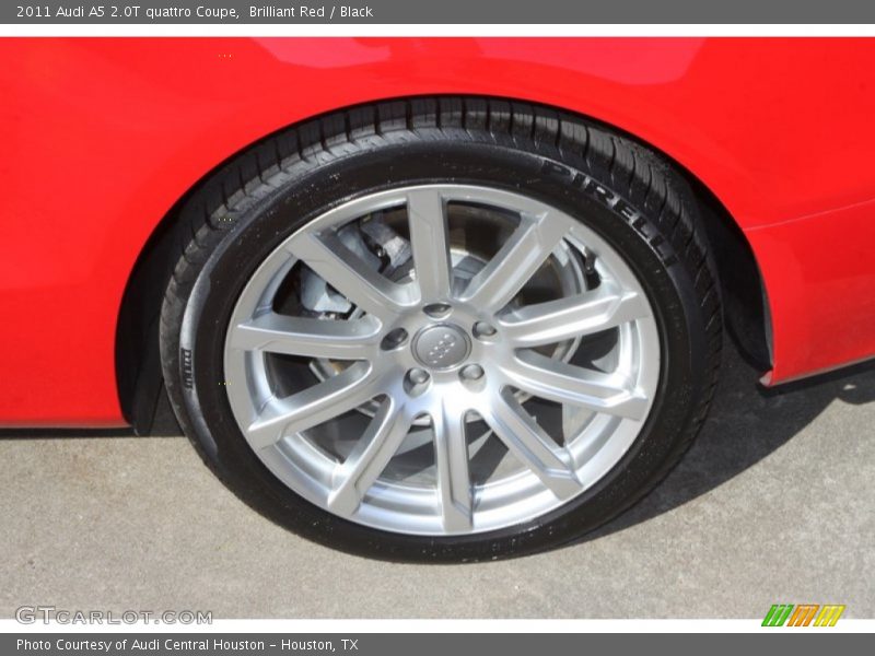 Brilliant Red / Black 2011 Audi A5 2.0T quattro Coupe