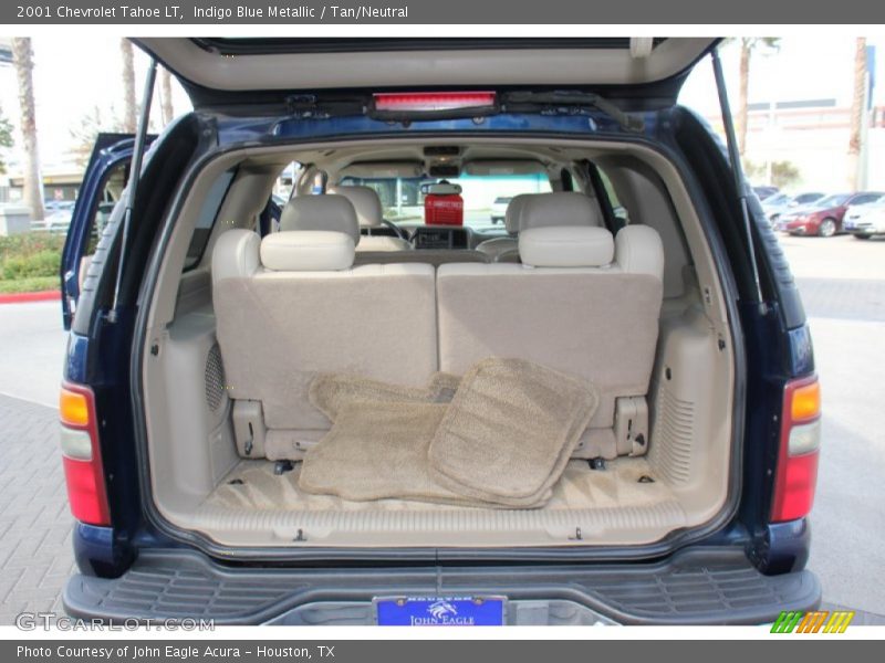 Indigo Blue Metallic / Tan/Neutral 2001 Chevrolet Tahoe LT
