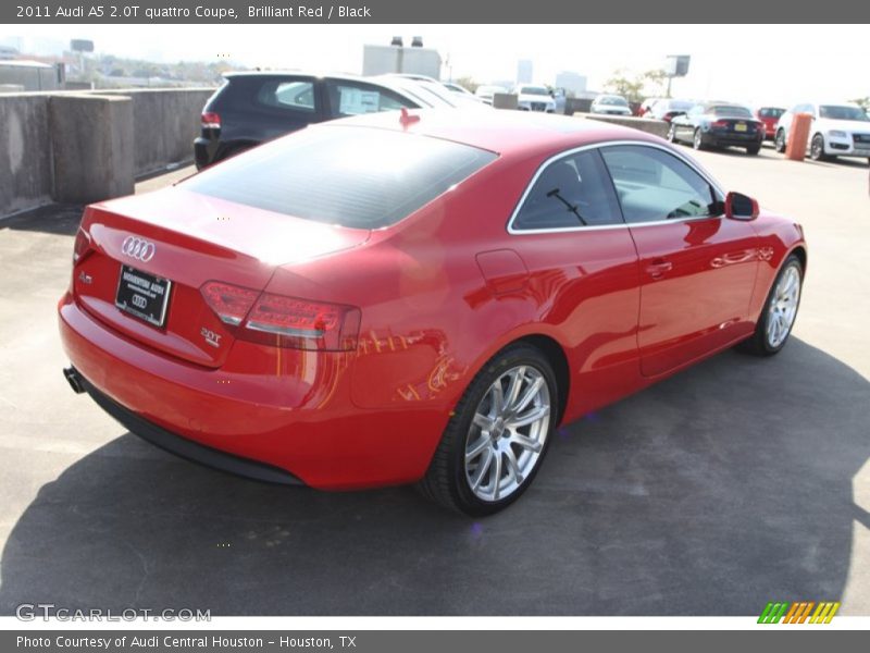 Brilliant Red / Black 2011 Audi A5 2.0T quattro Coupe