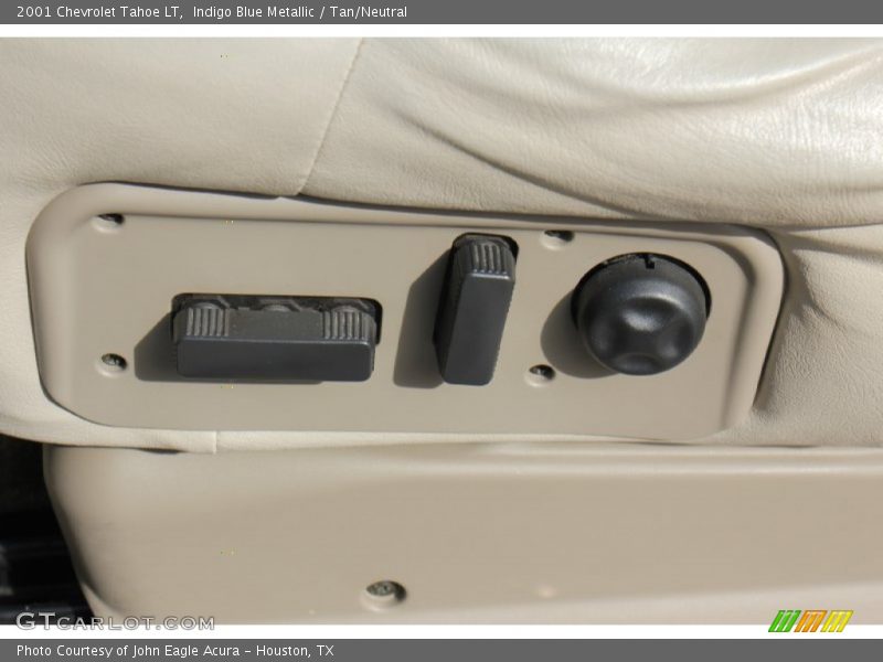 Indigo Blue Metallic / Tan/Neutral 2001 Chevrolet Tahoe LT