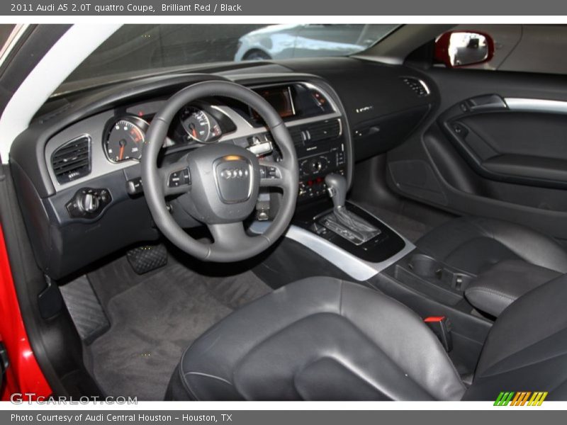Brilliant Red / Black 2011 Audi A5 2.0T quattro Coupe