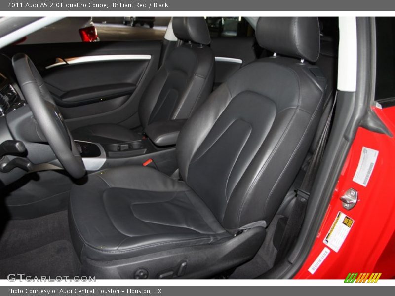 Brilliant Red / Black 2011 Audi A5 2.0T quattro Coupe