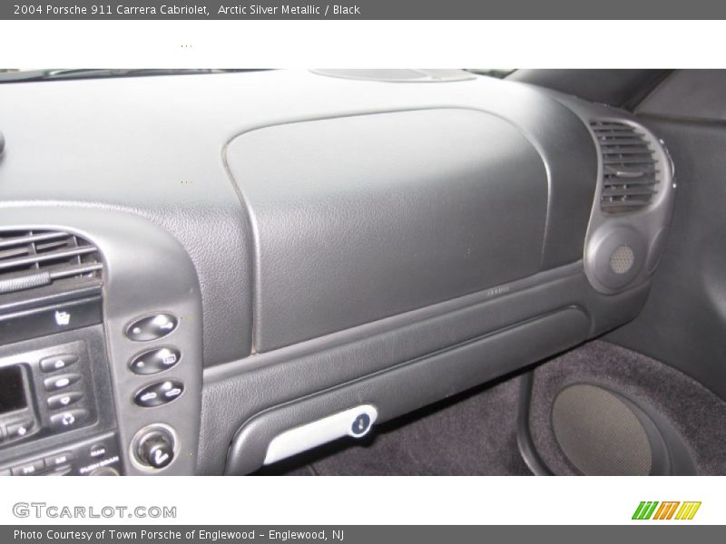 Arctic Silver Metallic / Black 2004 Porsche 911 Carrera Cabriolet