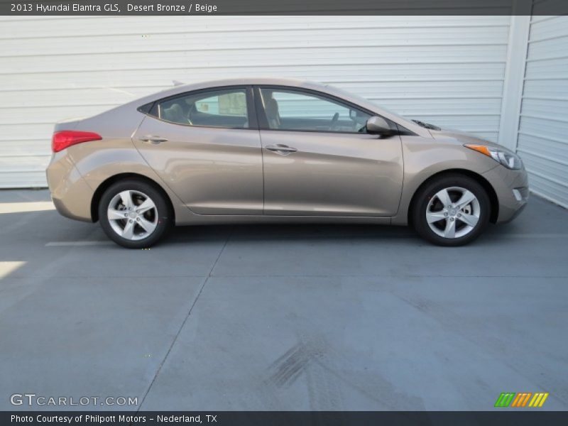 Desert Bronze / Beige 2013 Hyundai Elantra GLS