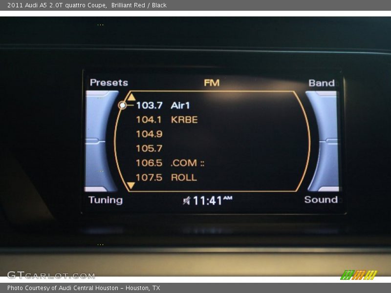 Brilliant Red / Black 2011 Audi A5 2.0T quattro Coupe