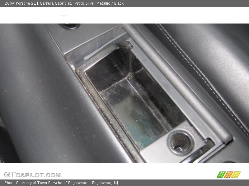 Arctic Silver Metallic / Black 2004 Porsche 911 Carrera Cabriolet