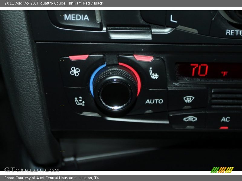 Brilliant Red / Black 2011 Audi A5 2.0T quattro Coupe