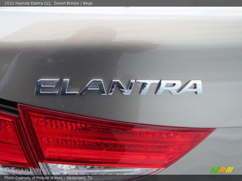 Desert Bronze / Beige 2013 Hyundai Elantra GLS