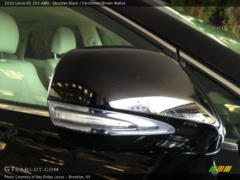Obsidian Black / Parchment/Brown Walnut 2010 Lexus RX 350 AWD