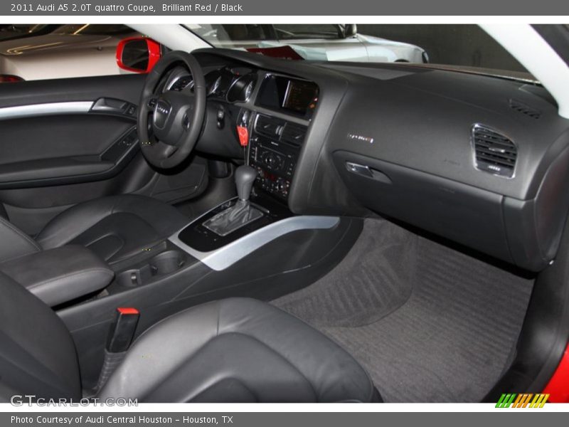 Brilliant Red / Black 2011 Audi A5 2.0T quattro Coupe