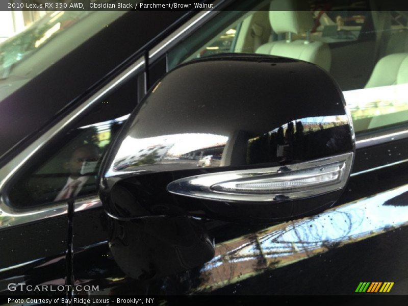 Obsidian Black / Parchment/Brown Walnut 2010 Lexus RX 350 AWD