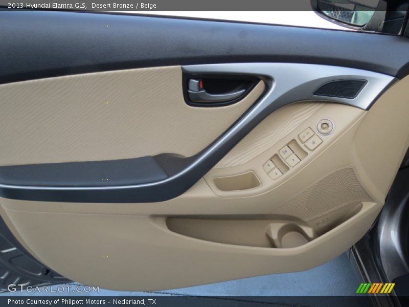 Desert Bronze / Beige 2013 Hyundai Elantra GLS
