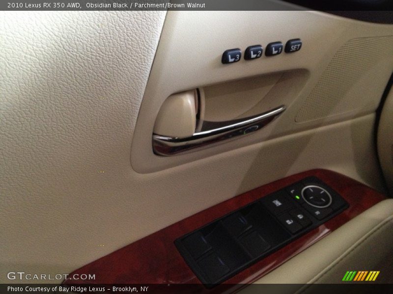 Obsidian Black / Parchment/Brown Walnut 2010 Lexus RX 350 AWD